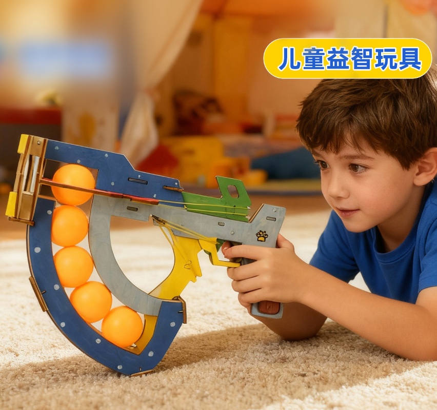 Table Tennis Gun - Çocuk Eğitici Oyuncaklar DIY Masa Tenisi