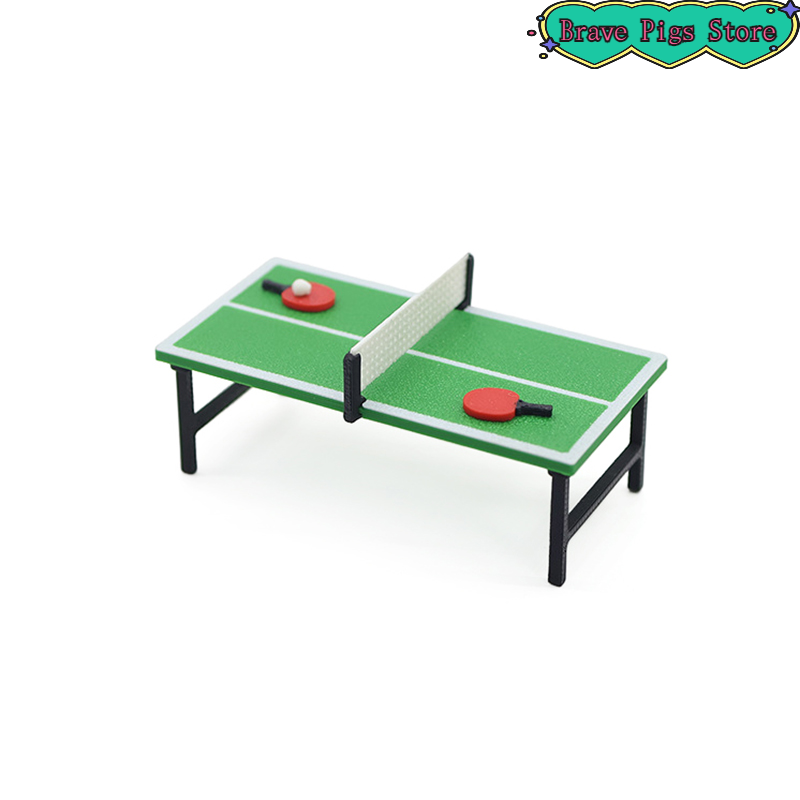 Table Tennis No 1 - 1:12 Minyatür Masa Tenisi Raket Modeli