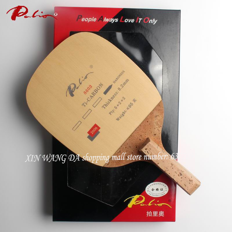 Table Tennis In Japanese - Orijinal Palio 8603 titanyum karbon masa