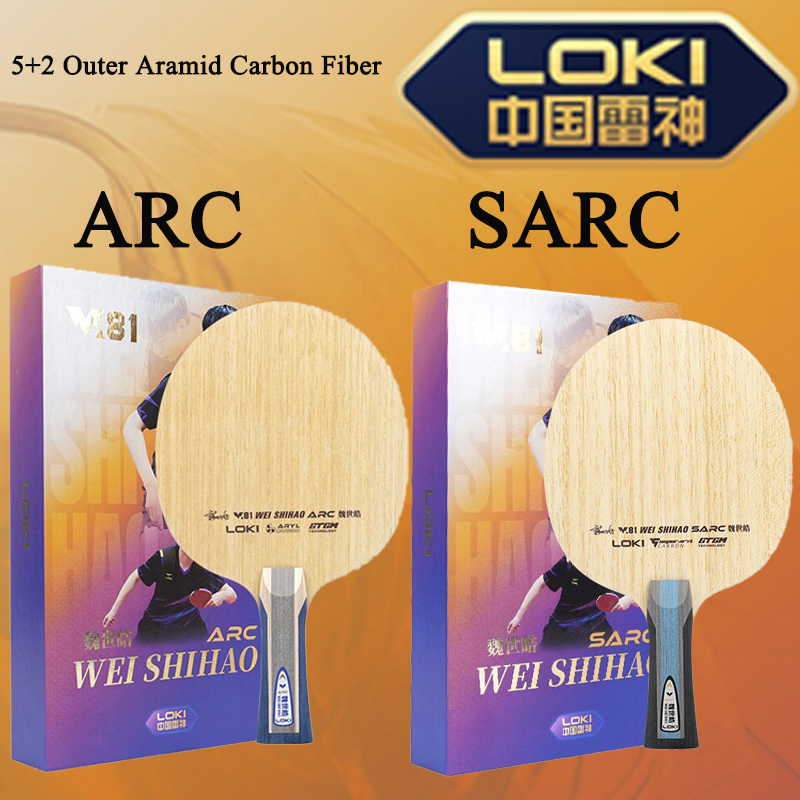 Table Tennis Racket - Yeni LOKI W81 Serisi ARC SARC