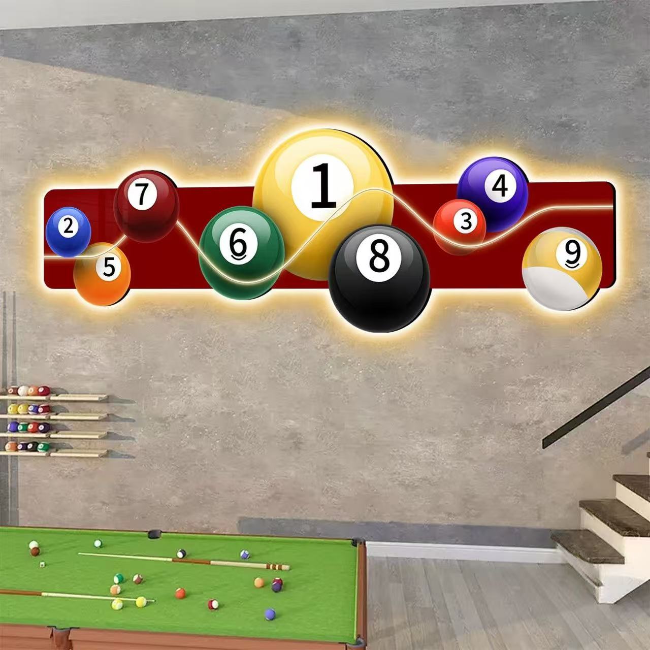 Bilardo Salonu Dekorasyon Resm - Table Tennis No 1 incelemesi ve fiyatı