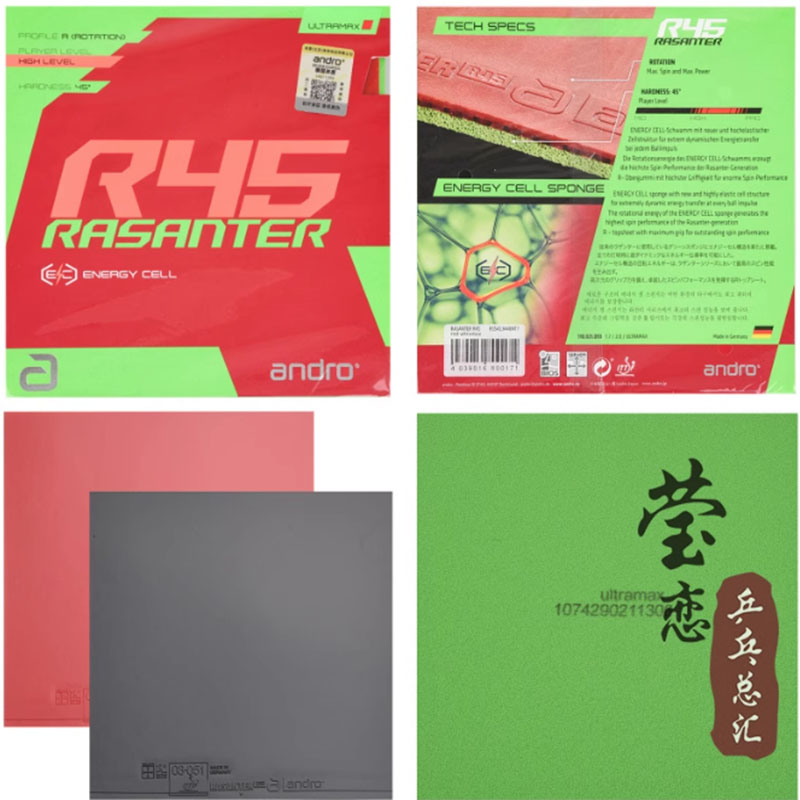 Andro Rasanter R45 47 50 C45 4 - Table Tennis Racket incelemesi ve fiyatı