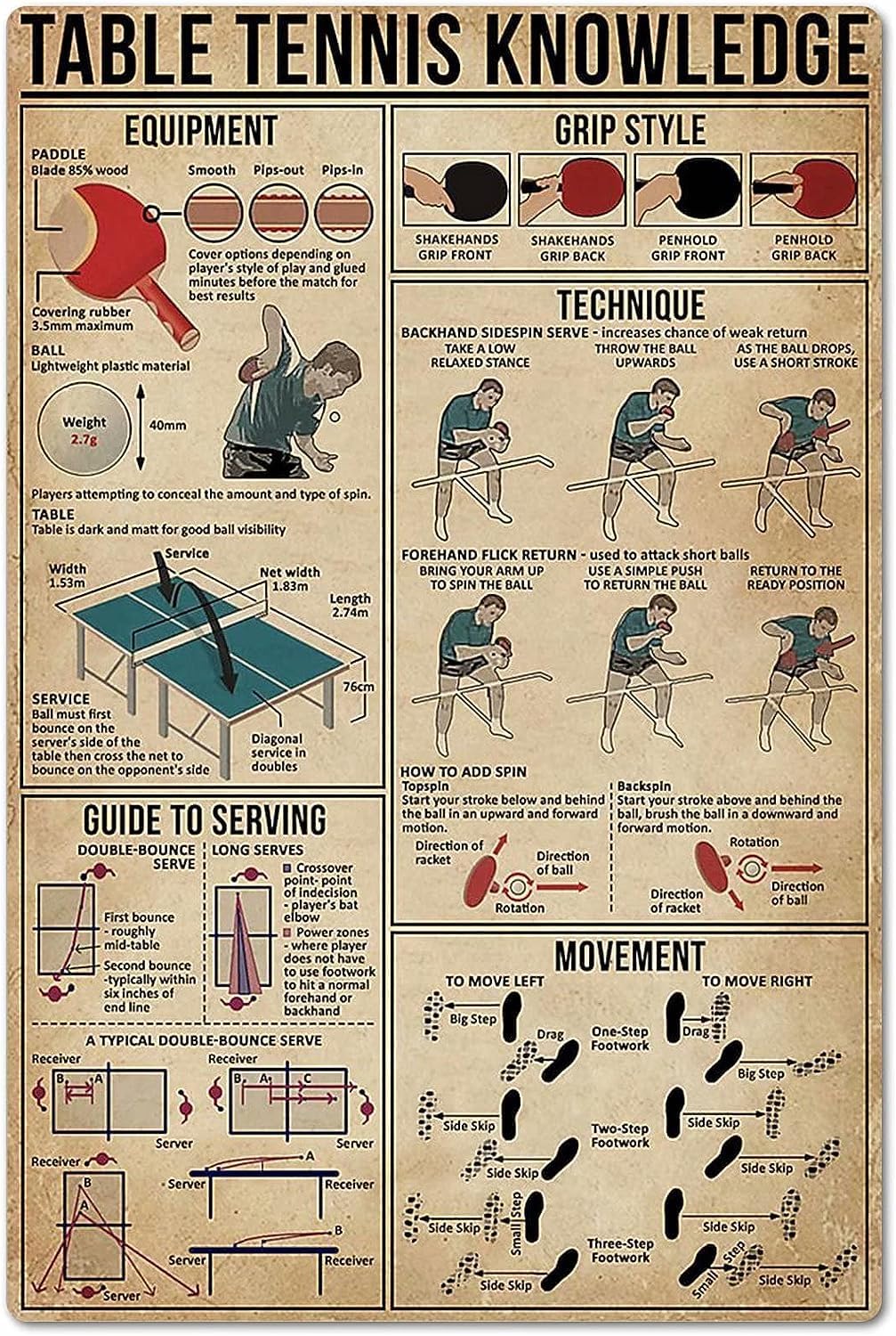 Masa Tenisi Bilgi Posteri Tene - Table Tennis Knowledge Poster incelemesi ve fiyatı